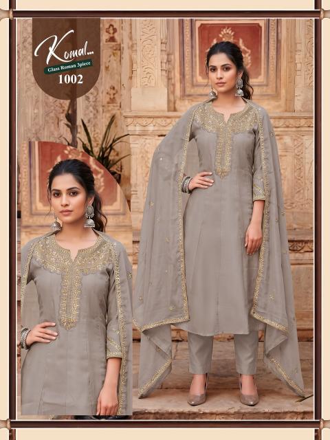 Desi kudi komal 3pcs kurties wholesaler in surat